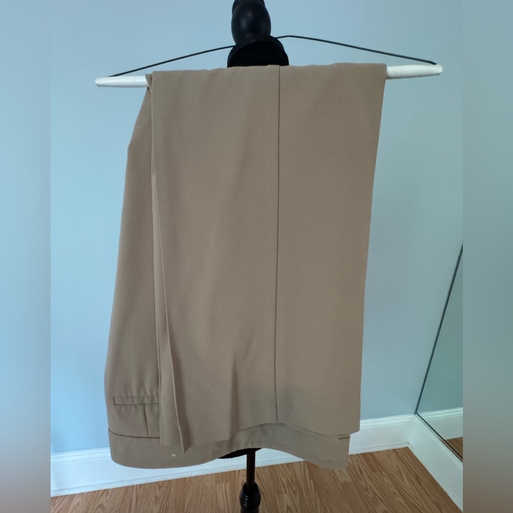Ann Taylor Petite Curvy Beige Trousers